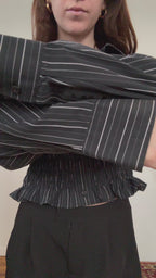 Marielle Top / Pinstripe / ML