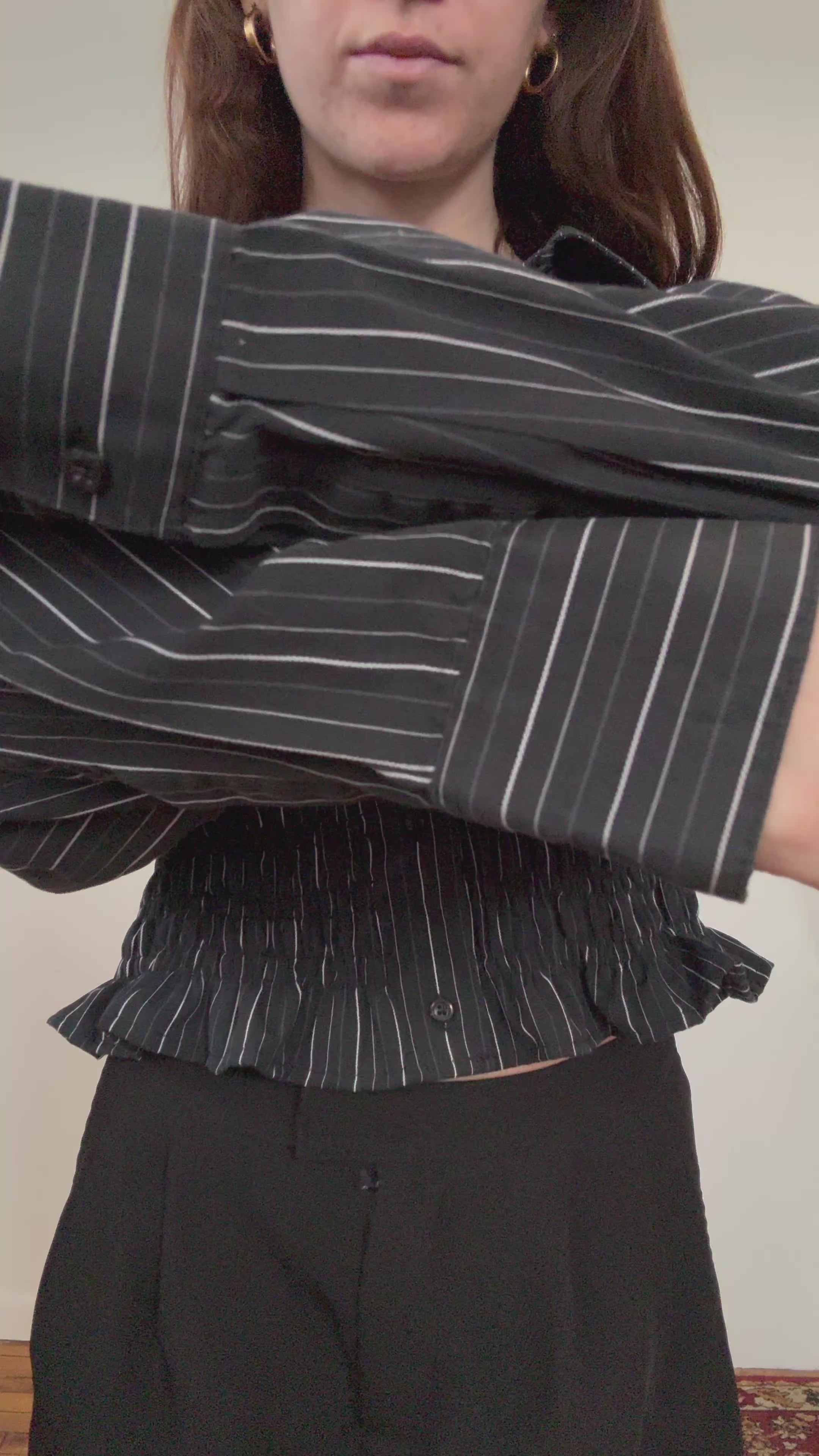 Marielle Top / Pinstripe / ML